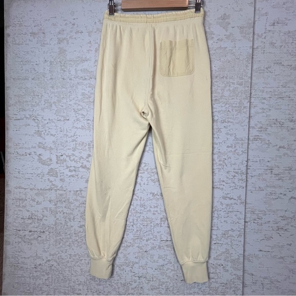 Aerie Womens Sweatpants Size XS Drawstring Pale Yellow Loungewear Boho Joggers - Picture 5 of 16